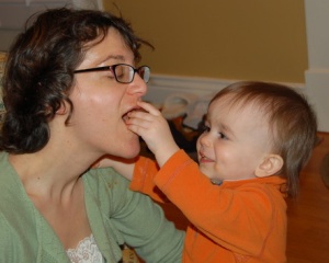 Simon Feeding Mama